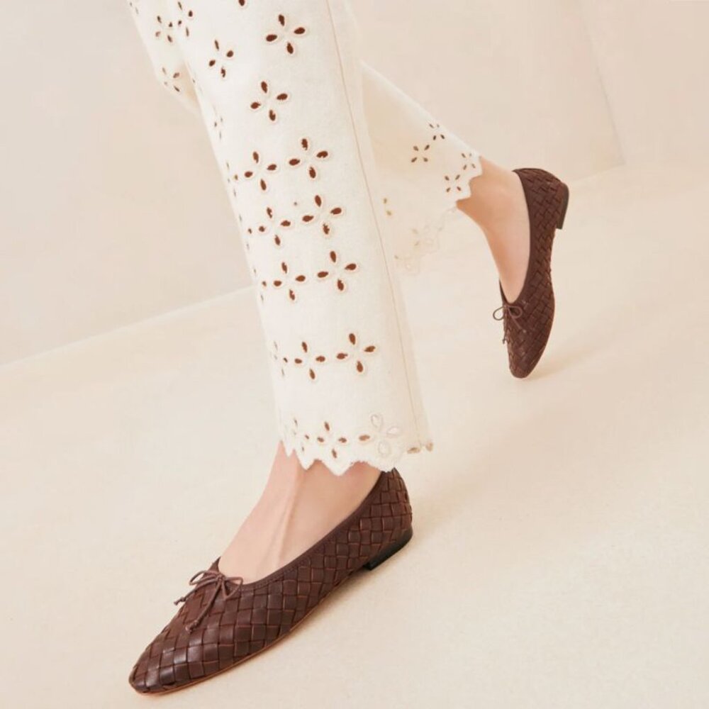 Loeffler Randall Brown Woven Flats - Picture 16 of 16